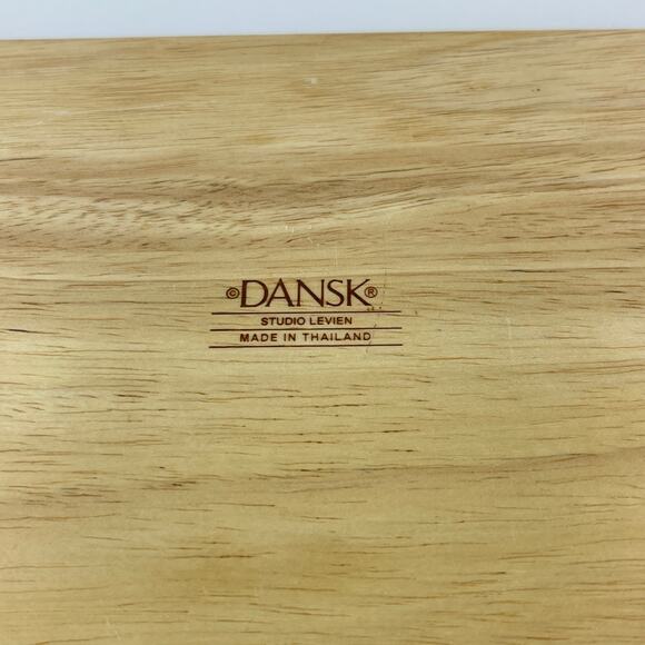 Dansk Studio Levien Rectangular Charcuterie Tray Cheese Board 16 x 6 - Picture 6 of 6